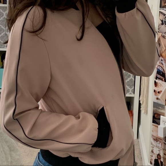 ZARA - pink bomber jacket - Picture 2 of 7